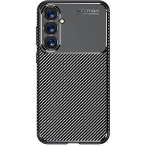 Samsung Galaxy S23 Fe Kılıf Negro Karbon Desen Silikon