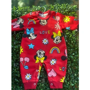 Pirinç Bebe Kız Bebek Disney Karakterli Tulum