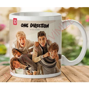 1-356 One Dırectıon Iki Tarafı Baskılı Kupa Bardak