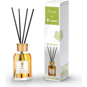 Farah Yuvarlak Bambu Çubuklu Oda Kokusu 100 ml Mint&lemon (Nane&limon)