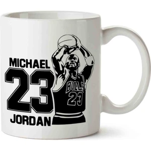 Michael Jordan Iki Tarafı Baskılı Kupa Bardak
