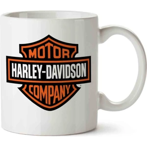 Motor Harley Davidson Iki Tarafı Baskılı Kupa Bardak