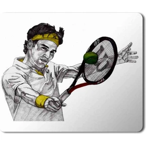 Art Hediye Tenis Roger Federer Baskılı Mouse Pad Mousepad