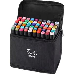 Touch Twin 60 Parça Çift Taraflı Profesyonel Marker Boya Kelem Seti
