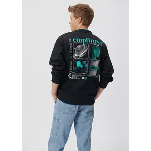 Erkek The Future Baskılı Kapüşonlu Sweatshirt 0S10038-900