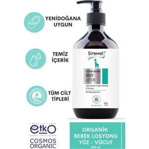 Organik Bebek Losyonu - Yenidoğan -  250 ml