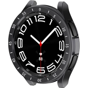 Kny Samsung Galaxy Watch 6 Classic 47 mm Için Sert Ekran Koruyuculu Kasa Koruma Spor Gard Kapak