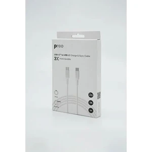 Type-C Şarj Kablosu Charge & Sync Cable 3x More Durable 1m Kablo