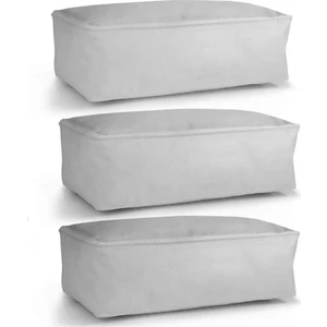 3'lü Set Baza Altı Düzenleyici Küçük Boy Hurç Antrasit Gri 50X25X20 cm