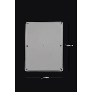 210X280X74 mm Sıva Üstü Termoplastik Buat Gri Mutlusan