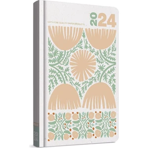 Rox 2024 Sert Kapak Günlük Krem Ajanda 13X21 139-ROK-3