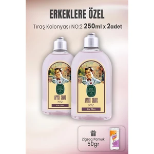 Eyüp Sabri Tuncer Tıraş Kolonyası No 2 x 2 Adet ve Zigzag Pamuk 50 gr