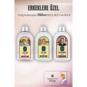 Eyüp Sabri Tuncer Tıraş Kolonyası Seti 2-3-4 ve Zigzag Pamuk 200 gr