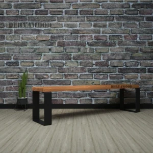 Masif Ahşap Gaia Bank  37*140*45CM