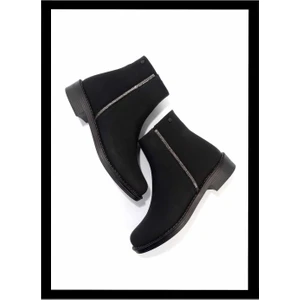 Siyah Nubuk  Kadın Bot & Bootie K02671903001