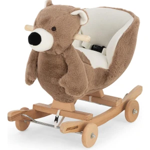 Wellgro Tekerlekli ve Sallanan Ahşap Sallanan Ayı