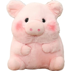 Sevimli Domuz Peluş Oyuncaklar, Yumuşak Karikatür Piggy Dolması Hayvan Oyuncak Peluşlar, Kız Kız Arkadaşı Için Doğum Günü Hediyeleri (Orta Piggy 9.8'') (Yurt Dışından)