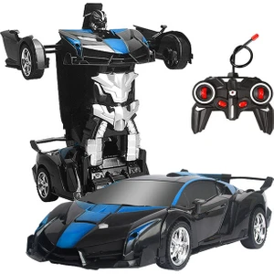Elektrikli Rc Araba 2 In 1 Dönüşüm Robotlar Spor Araç Modeli Robotlar Erkek Oyuncakları Uzaktan Serin Rc Deformasyon Arabalar Çocuk Oyuncak Hediyeler (Yurt Dışından)