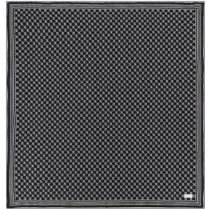 Monogram Tivil Ipek Eşarp 30008898-SIYAH