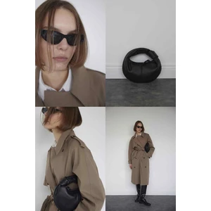 Siyah Mini Bowl Bag