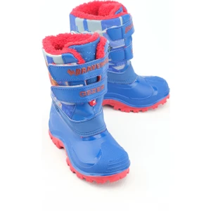 Kışlık Erkek Çocuk Içi Peluşlu Cırt Cırtlı Ayarlanabilir Su Geçirmez Braveman Kar Bot Çizme