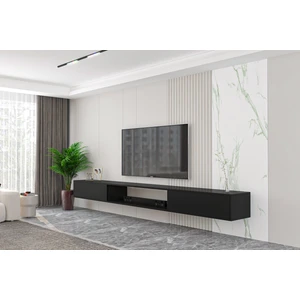 Givayo Mobilya 
troya Tv Ünitesi 250 cm Duvara Monte 3 Modül Antrasit
