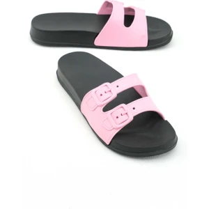 Yazlık Kadın Çift Toka Islak Zemine Uygun Terlik