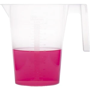 Kulplu Beher P P Kısa Form Kabartma Baskılı 500 ml