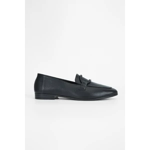 Kadın Siyah Hakiki Deri Loafer Ayakkabı 824 3405 Bn Ayk SK23/24