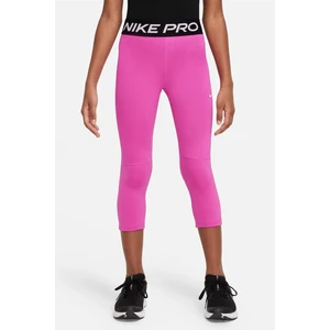 Pro Dri Fit 3/4 Lenght Leggings Pink Toparlayıcı Capri Tayt Pembe