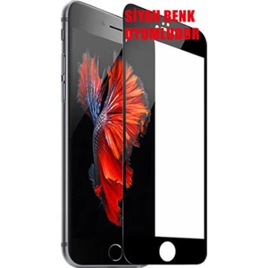 Apple iPhone 7 Ekran Koruyucu 9d Tam Kaplayan Kavisli Iphone 7-Siyah
