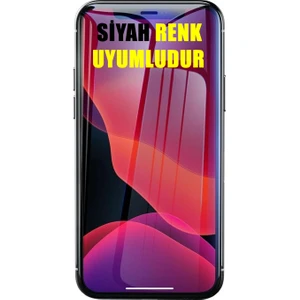 Apple iPhone 7 Ekran Koruyucu Premium Seri Full Büyük Kavisli Apple iPhone 7-Siyah