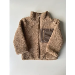 Teddy Peluş Bebek Çocuk Mevsimlik Mont Ceket 1-5 Yaş