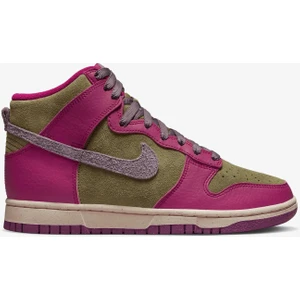Dunk High Unisex Yeşil Pembe Sneaker Spor Ayakkabı Limited Edition Fb1273-500