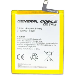 General Mobil Gm5 Plus Batarya
