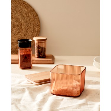 Madame Coco Renard Ahşap Kapaklı Saklama Kabı 500ml Fiyatı