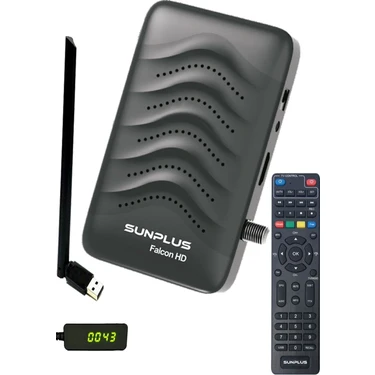 Sunplus Falcon Çanaklı-Çanaksız Tv Full Hd Akıllı Kumanda Sınırsız Sinema Paketi Uydu Alıcısı Wifi