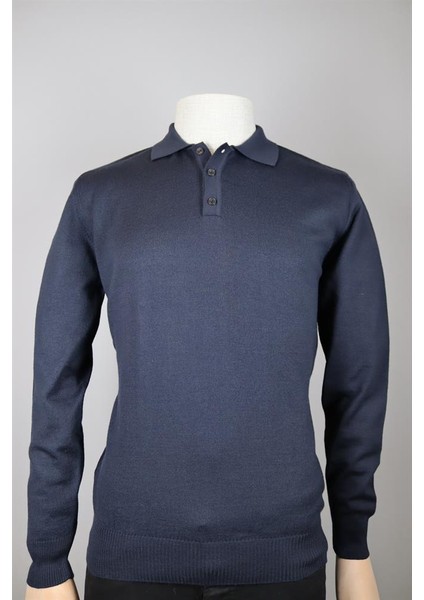 234500106 Nehir Basıc Polo Triko Lacivert