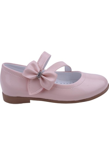 Ortaç 2082 Kız Çocuk Balerin Fiyonk Cırtlı Rugan Babet Ayakkabı fiyatları
