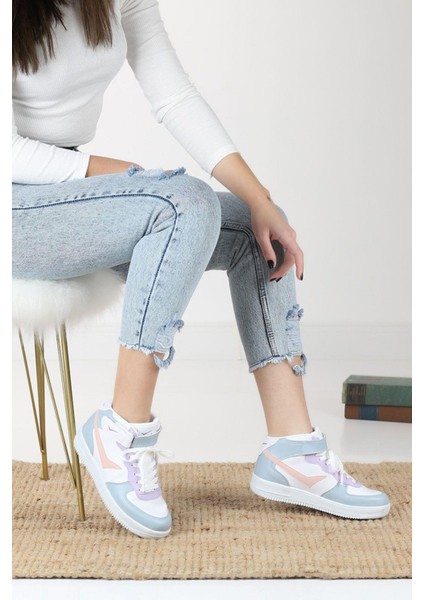 Lambırlent 2185 Unisex (Kadın-Erkek) Boğazlı Spor Ayakkabı