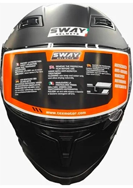 Sw 817 Full Face Motosiklet Kaskı