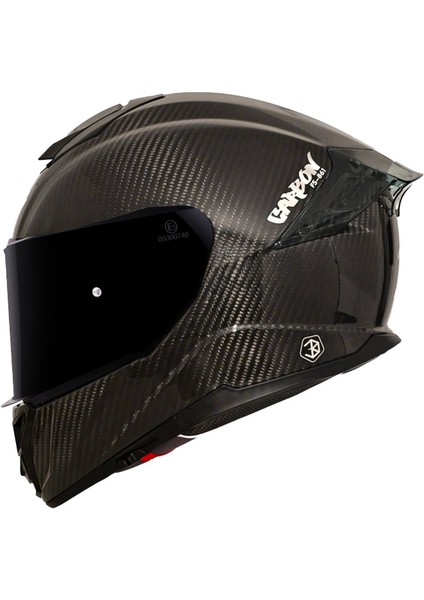 861 Carbon Full Face Motosiklet Kaskı