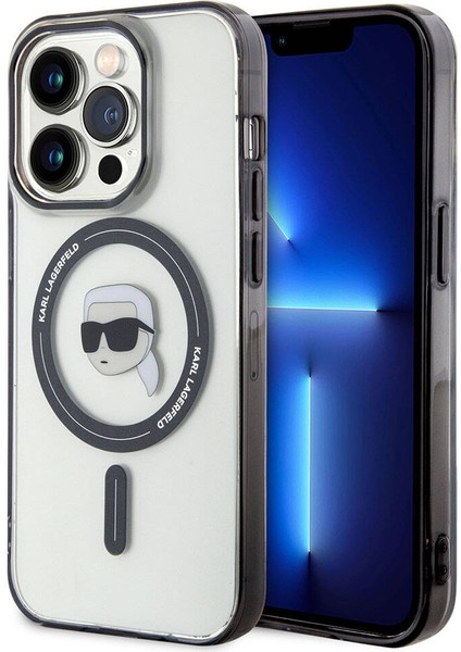 iPhone 15 Pro Uyumlu Kılıf Magsafe Şarj Özellikli Iml Karl Orjinal Lisanslı Şeffaf fiyatları