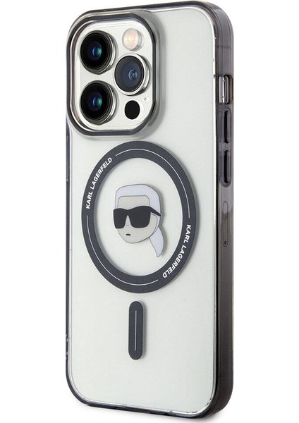 iPhone 15 Pro Uyumlu Kılıf Magsafe Şarj Özellikli Iml Karl Orjinal Lisanslı Şeffaf modelleri