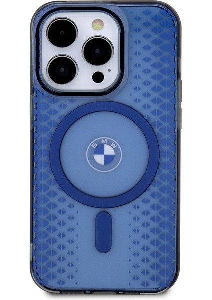 iPhone 15 Pro Max Kılıf Bmw Magsafe Şarj Özellikli Transparan Iml Signature Orjinal Lisanslı Mavi fırsatları