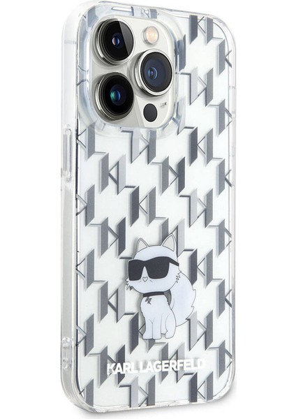 iPhone 15 Pro Max Uyumlu Kılıf Iml C Monogram Orjinal Lisanslı Kapak Şeffaf