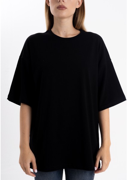 Unisex Oversize Tshirt Siyah