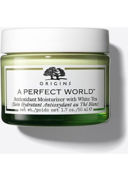 A Perfect World Beyaz Çay İçerikli Çevresel Faktörlere Karşı Koruyucu Nemlendirici 50 ML