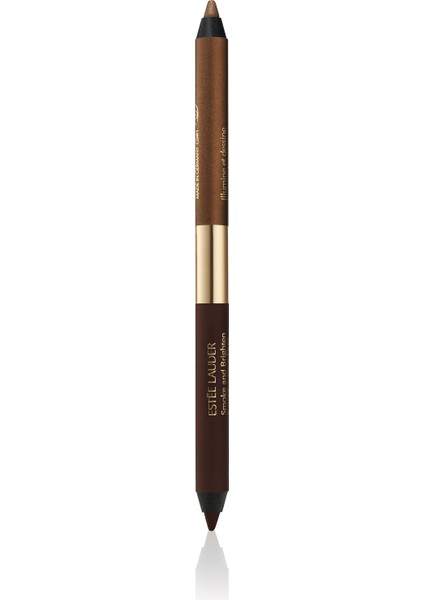 Estee Lauder Kajal Eyeliner Duo Çift Taraflı Göz Kalemi - 1 gr - Renk: 03 Dark Chocolate / Rich Bronze