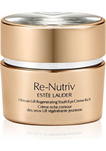 Estee Lauder Yoğun Göz Bakım Kremi - Re-Nutriv Ultimate Lift Regenerating Youth Eye Creme Rich 15ml